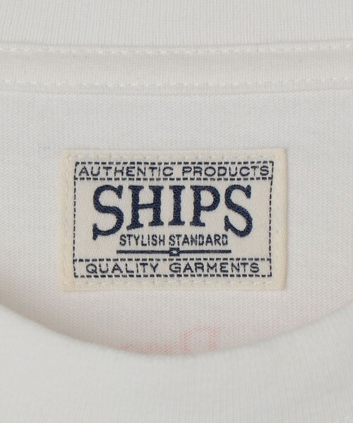 SHIPS（シップス）の「SHIPS: AUTHENTIC コットン プリント Tシャツ（Tシャツ/カットソー・メンズ・ライトホワイト/ホワイト/ホワイト系その他/レッド系その他/ライトブルー/ライトイエロー/ダークグレー/ネイビー・SMALL/MEDIUM/LARGE/X-LARGE）」の15枚目の写真