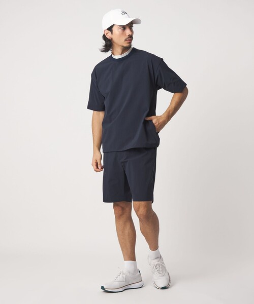 UNITED ARROWS GOLF(ユナイテッドアローズゴルフ)の「メンズ 360°マスター ショートパンツ 撥水 ストレッチ(その他パンツ・メンズ・ブラック/ネイビー・M/XL/L)」の12枚目の写真