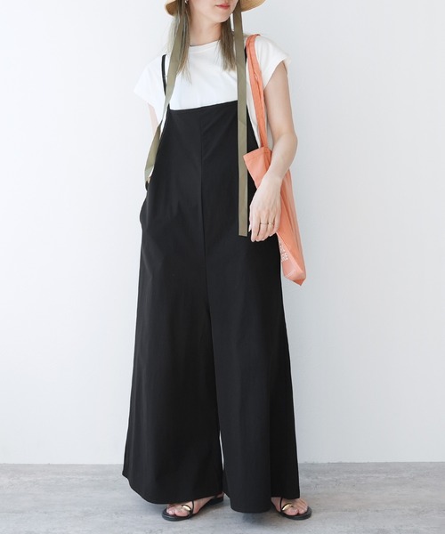 reca(レカ)の「ラッシュガード キャミサロペット(ラッシュガード・レディース・チャコールグレー/ブラック・M)」の3枚目の写真