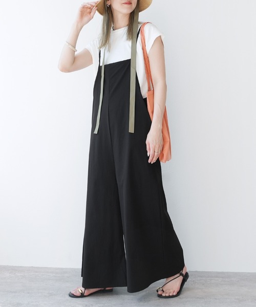 reca(レカ)の「ラッシュガード キャミサロペット(ラッシュガード・レディース・チャコールグレー/ブラック・M)」の6枚目の写真