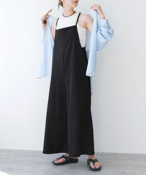 reca(レカ)の「ラッシュガード キャミサロペット(ラッシュガード・レディース・チャコールグレー/ブラック・M)」の8枚目の写真