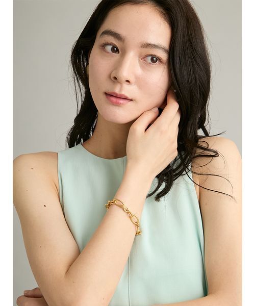 Mila Owen(ミラオーウェン)の「【EVERYDAY PROOF JEWELRY 】MIXチェーンブレス(ブレスレット・レディース・ゴールド/シルバー・F)」の3枚目の写真