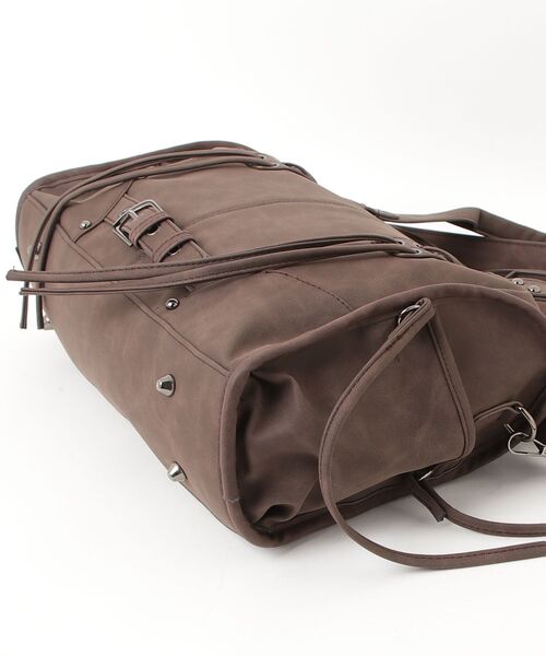 Rohwel(ローウェル)の「Belted Lace-Up Boston Bag / ベルテッドレースアップボストンバッグ(ボストンバッグ・レディース・ブラウン/ブラック/グレー・FREE)」の21枚目の写真
