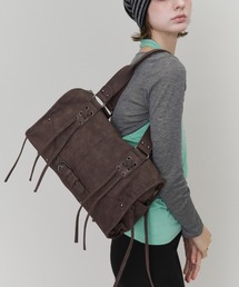 Belted Lace-Up Boston Bag / ベルテッドレースアップボストンバッグ