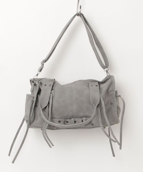 Rohwel(ローウェル)の「Belted Lace-Up Boston Bag / ベルテッドレースアップボストンバッグ(ボストンバッグ・レディース・ブラウン/ブラック/グレー・FREE)」の19枚目の写真
