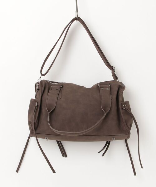 Rohwel(ローウェル)の「Belted Lace-Up Boston Bag / ベルテッドレースアップボストンバッグ(ボストンバッグ・レディース・ブラウン/ブラック/グレー・FREE)」の20枚目の写真