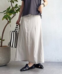 ワッシャーセミフレアスカート