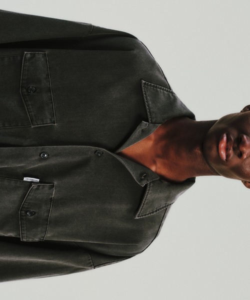 COOTIE PRODUCTIONS(クーティープロダクションズ)の「Pigment Coating T/R Twill S/S Work Shirt(シャツ/ブラウス・メンズ・ブラック系その他・LARGE/MEDIUM/SMALL)」の2枚目の写真