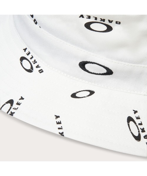 OAKLEY（オークリー）の「オークリーESSENTIAL LOGO HAT 25.0 ロゴハット/ゴルフコレクション/HEADWEAR/メンズ/OAKLEY（ハット・メンズ・ホワイト/ブラック・ONE SIZE）」の6枚目の写真