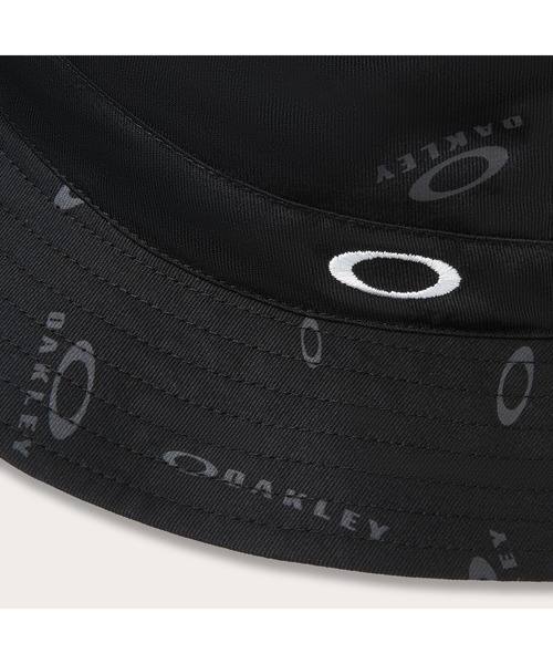 OAKLEY（オークリー）の「オークリーESSENTIAL LOGO HAT 25.0 ロゴハット/ゴルフコレクション/HEADWEAR/メンズ/OAKLEY（ハット・メンズ・ホワイト/ブラック・ONE SIZE）」の4枚目の写真