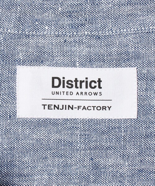 District(ディストリクト)の「<District>リネン オックスフォード 2ポケット レギュラーカラーシャツ(シャツ/ブラウス・メンズ・ネイビー/ダークグレー・M)」の12枚目の写真