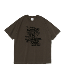 リバティオブUSAロゴ半袖Tシャツ(カーキ)