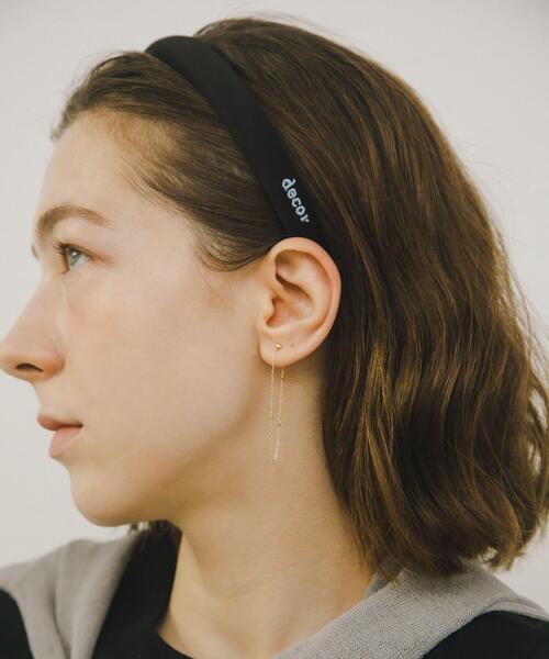 URBAN RESEARCH(アーバンリサーチ)の「decor『デコール』 SATIN HEADBAND(カチューシャ・レディース・ブラック/ブラウン・-)」の1枚目の写真