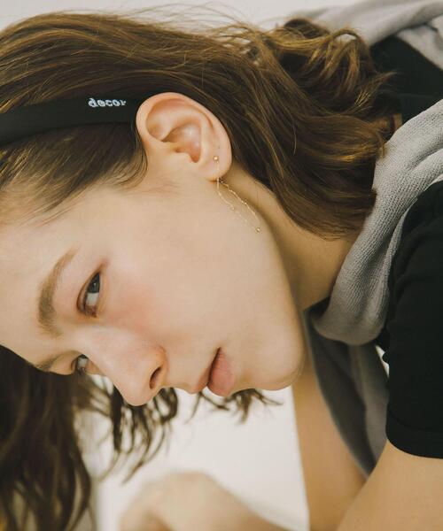 URBAN RESEARCH(アーバンリサーチ)の「decor『デコール』 SATIN HEADBAND(カチューシャ・レディース・ブラック/ブラウン・-)」の3枚目の写真
