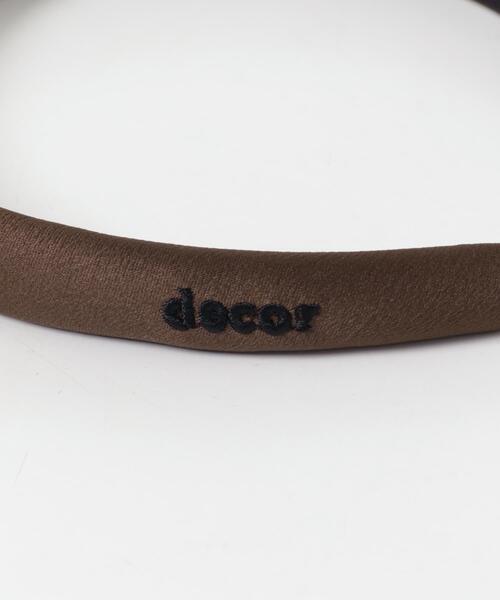 URBAN RESEARCH(アーバンリサーチ)の「decor『デコール』 SATIN HEADBAND(カチューシャ・レディース・ブラック/ブラウン・-)」の11枚目の写真