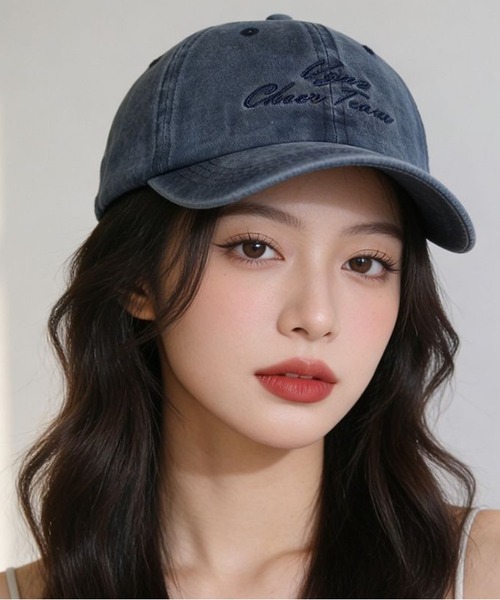 LA VORAGINE(ラ ヴォラジネ)の「ロゴ刺繍ベースボールキャップ 帽子(キャップ・レディース・GRAY/Navy/PINK/モカ・FREE)」の15枚目の写真