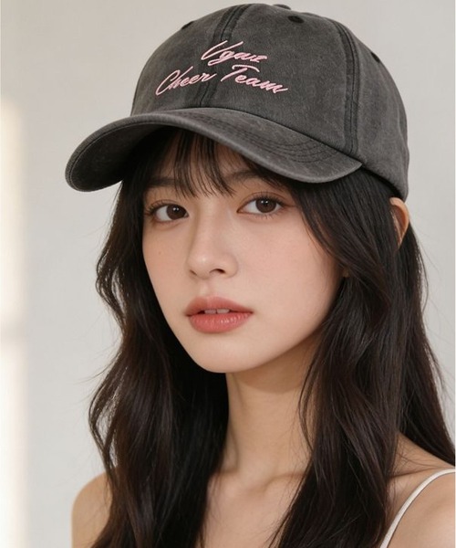 LA VORAGINE(ラ ヴォラジネ)の「ロゴ刺繍ベースボールキャップ 帽子(キャップ・レディース・GRAY/Navy/PINK/モカ・FREE)」の14枚目の写真
