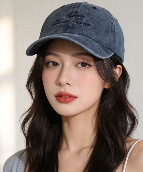 LA VORAGINE(ラ ヴォラジネ)の「ロゴ刺繍ベースボールキャップ 帽子(キャップ・レディース・GRAY/Navy/PINK/モカ・FREE)」の16枚目の写真