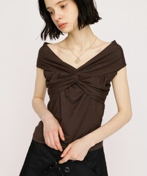 TWIST CUT TOPS ツウィストカットトップス 夏服