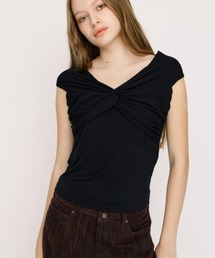 TWIST CUT TOPS ツウィストカットトップス 夏服