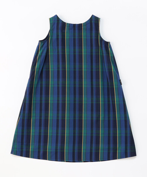 COMME CA ISM(コムサイズム)の「【2WAY】マドラスチェックワンピース(ワンピース・キッズ・レッド系/ネイビー系・110cm/120cm/130cm/140cm/150cm/100cm)」の2枚目の写真