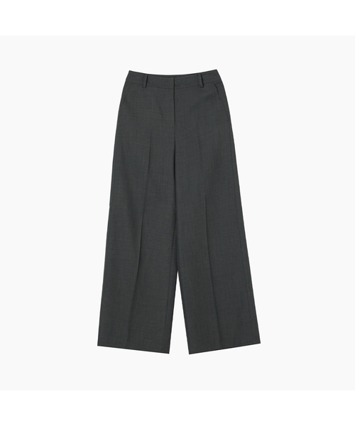 LAP（ラップ）の「レジックワイドフィットスラックスパンツ AS2WP463（スラックス・レディース・チャコールグレー/ブラック・SMALL/MEDIUM）」の2枚目の写真