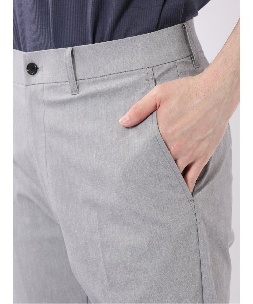 TAKA-Q（タカキュー）の「パンツ メンズ ストレッチ 接触冷感 スリム 5ポケット テーパード リネン混 クロスストレッチ + クール（チノパンツ・メンズ・ネイビー/グレー系その他2・2S/S/MEDIUM/LARGE/X-LARGE/3L）」の17枚目の写真