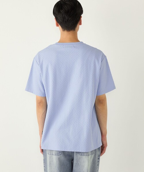 SHIPS Colors(シップス カラーズ)の「SHIPS Colors:リンクス ジャカード Tシャツ◇(Tシャツ/カットソー・メンズ・ライトグレー/ブルー/ネイビー・MEDIUM/X-LARGE/LARGE)」の12枚目の写真