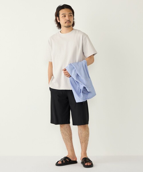 SHIPS Colors(シップス カラーズ)の「SHIPS Colors:リンクス ジャカード Tシャツ◇(Tシャツ/カットソー・メンズ・ライトグレー/ブルー/ネイビー・MEDIUM/X-LARGE/LARGE)」の14枚目の写真