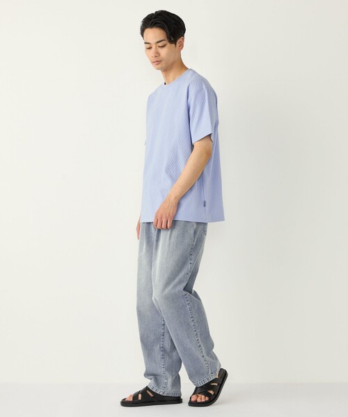 SHIPS Colors(シップス カラーズ)の「SHIPS Colors:リンクス ジャカード Tシャツ◇(Tシャツ/カットソー・メンズ・ライトグレー/ブルー/ネイビー・MEDIUM/X-LARGE/LARGE)」の15枚目の写真