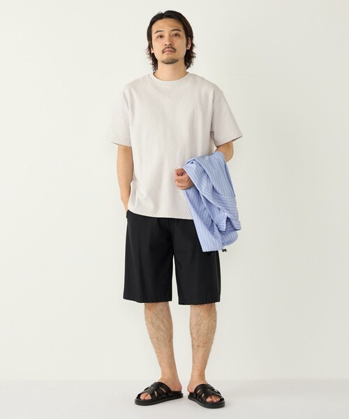 SHIPS Colors(シップス カラーズ)の「SHIPS Colors:リンクス ジャカード Tシャツ◇(Tシャツ/カットソー・メンズ・ライトグレー/ブルー/ネイビー・MEDIUM/X-LARGE/LARGE)」の21枚目の写真