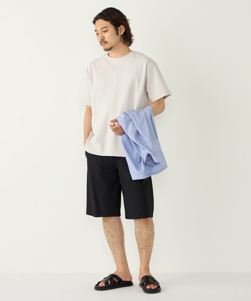 SHIPS Colors(シップス カラーズ)の「SHIPS Colors:リンクス ジャカード Tシャツ◇(Tシャツ/カットソー・メンズ・ライトグレー/ブルー/ネイビー・MEDIUM/X-LARGE/LARGE)」の22枚目の写真