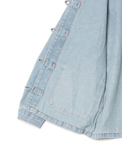 ONE DAY KMC (ワンデイケーエムシー)の「KUNG-FU SHIRT カンフーシャツ チャイナシャツ キレイめ 無地 長袖/ CTTP-001(カバーオール・メンズ・ライトブルー/ダークブルー・LARGE/MEDIUM/SMALL)」の10枚目の写真