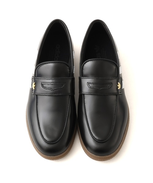 adidas(アディダス)の「adidas HANDBALL SPEZIAL LOAFER W / アディダス ハンドボール スペツィアル ローファー W(スニーカー・レディース・ブラック・25.5cm/25.0cm/24.5cm/24.0cm/23.5cm/23.0cm/22.5cm/29.0cm/28.5cm/28.0cm/27.5cm/27.0cm/26.5cm/26.0cm)」の2枚目の写真
