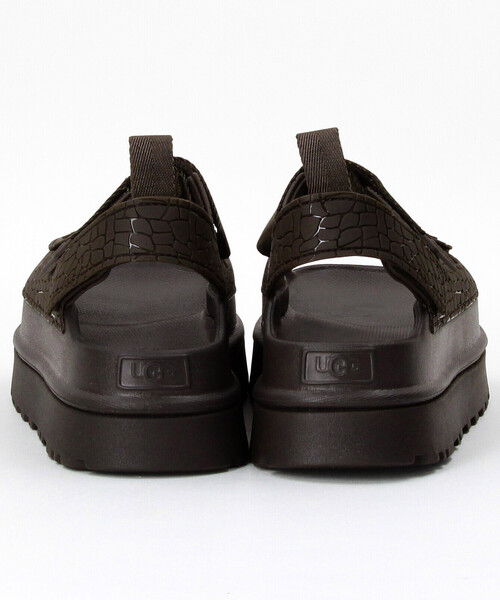 UGG（アグ）の「UGG/アグ W GOLDENGLOW EMBOSSED[23.0cm～24.0cm展開]/ゴールデングロウエンボスト（サンダル）（サンダル・レディース・オリーブ/ダークブラウン・6/7）」の5枚目の写真