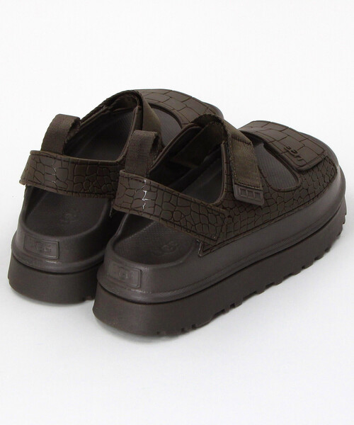 UGG（アグ）の「UGG/アグ W GOLDENGLOW EMBOSSED[23.0cm～24.0cm展開]/ゴールデングロウエンボスト（サンダル）（サンダル・レディース・オリーブ/ダークブラウン・6/7）」の6枚目の写真