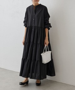 VIVIANO/ヴィヴィアーノ】hirt with Swell Ruffle Tulle/ラッフル