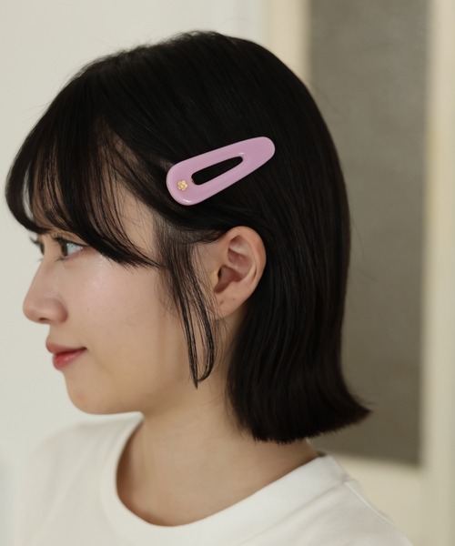 MARY QUANT(マリークワント)の「エポジェリー ワニクリップ(バレッタ/ヘアクリップ・レディース・ミント/イエロー/ブルー/パープル/ライトブルー/ピンク/レッド/グリーン・FREE)」の1枚目の写真