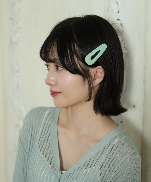 MARY QUANT(マリークワント)の「エポジェリー ワニクリップ(バレッタ/ヘアクリップ・レディース・ミント/イエロー/ブルー/パープル/ライトブルー/ピンク/レッド/グリーン・FREE)」の3枚目の写真