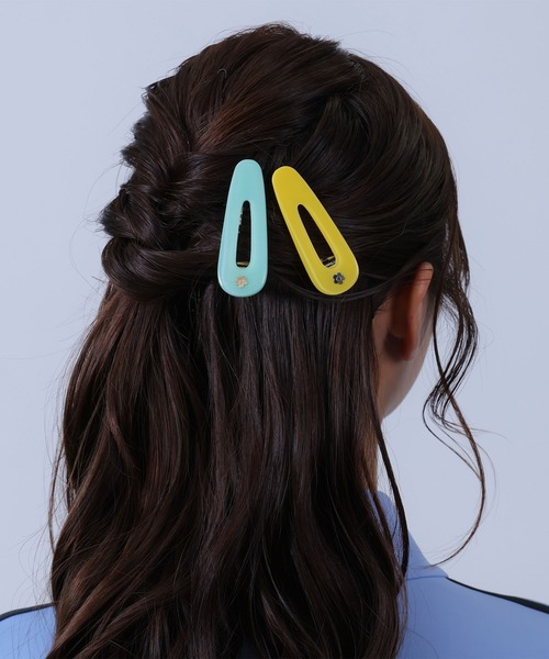 MARY QUANT(マリークワント)の「エポジェリー ワニクリップ(バレッタ/ヘアクリップ・レディース・ミント/イエロー/ブルー/パープル/ライトブルー/ピンク/レッド/グリーン・FREE)」の15枚目の写真