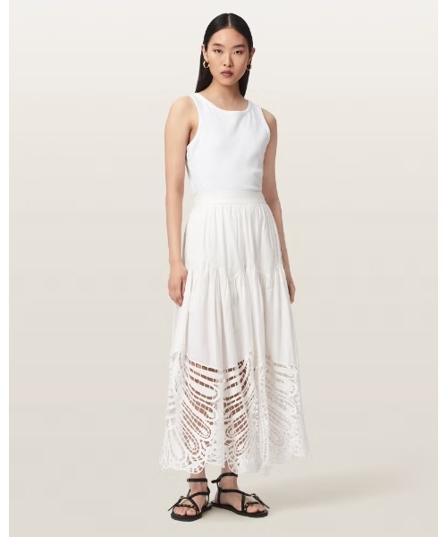 ALLSAINTS（オールセインツ）の「FEMI SKIRT | FEMI スカート（スカート・レディース・ホワイト・4/6/8/10）」の7枚目の写真
