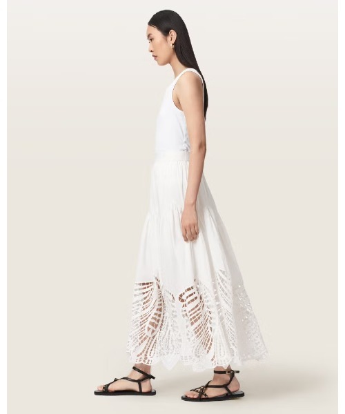 ALLSAINTS（オールセインツ）の「FEMI SKIRT | FEMI スカート（スカート・レディース・ホワイト・4/6/8/10）」の6枚目の写真