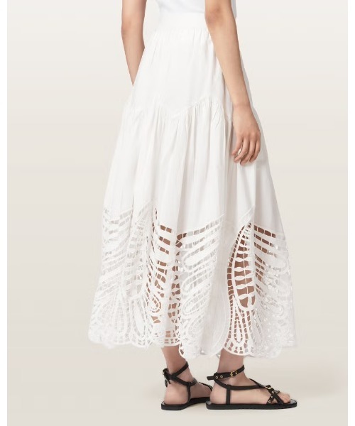 ALLSAINTS（オールセインツ）の「FEMI SKIRT | FEMI スカート（スカート・レディース・ホワイト・4/6/8/10）」の5枚目の写真