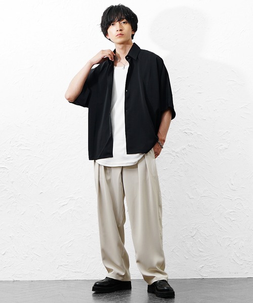 MinoriTY(マイノリティ)の「【MinoriTY】アシメデザインスラックスメンズ 春服 夏服 家庭洗濯可能 ユニセックス(その他パンツ・メンズ・ブラック/アイボリー・S/M/L)」の6枚目の写真