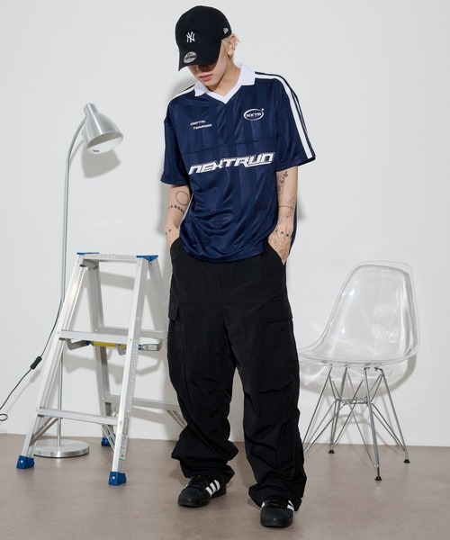 WEGO(ウィゴー)の「WEGO/【26年春夏新作】ラインゲームロゴTシャツ(Tシャツ/カットソー・メンズ・ワイン/ネイビー・LARGE/MEDIUM)」の12枚目の写真