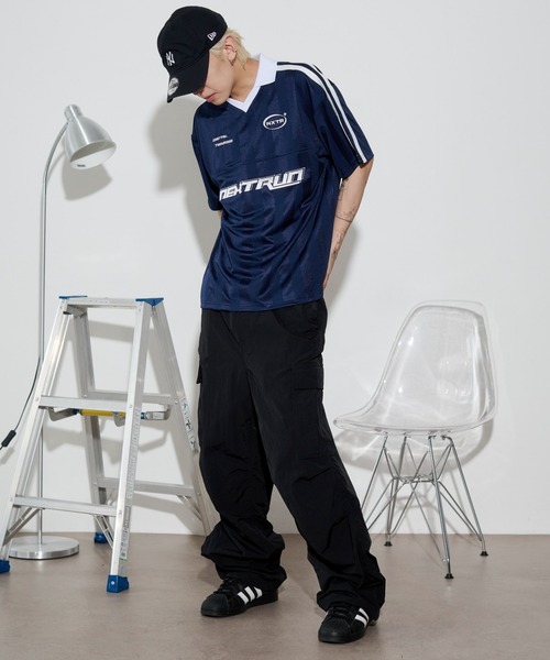 WEGO(ウィゴー)の「WEGO/【26年春夏新作】ラインゲームロゴTシャツ(Tシャツ/カットソー・メンズ・ワイン/ネイビー・LARGE/MEDIUM)」の13枚目の写真