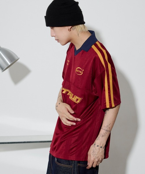 WEGO(ウィゴー)の「WEGO/【26年春夏新作】ラインゲームロゴTシャツ(Tシャツ/カットソー・メンズ・ワイン/ネイビー・LARGE/MEDIUM)」の16枚目の写真