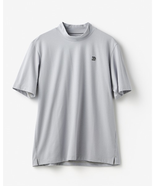 DoCLASSE（ ドゥクラッセ）の「吸汗速乾ゴルフモック半袖（Tシャツ/カットソー・メンズ・ライトグレー/ホワイト/ブラック/ネイビー/グリーン/ブルー・L/M/LL/3L/S）」の3枚目の写真