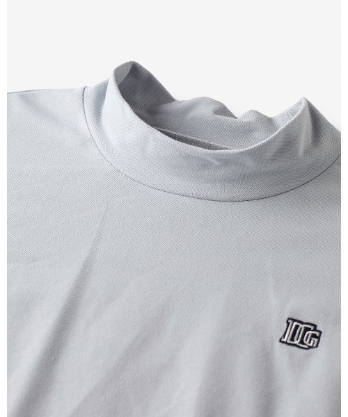 DoCLASSE（ ドゥクラッセ）の「吸汗速乾ゴルフモック半袖（Tシャツ/カットソー・メンズ・ライトグレー/ホワイト/ブラック/ネイビー/グリーン/ブルー・L/M/LL/3L/S）」の12枚目の写真