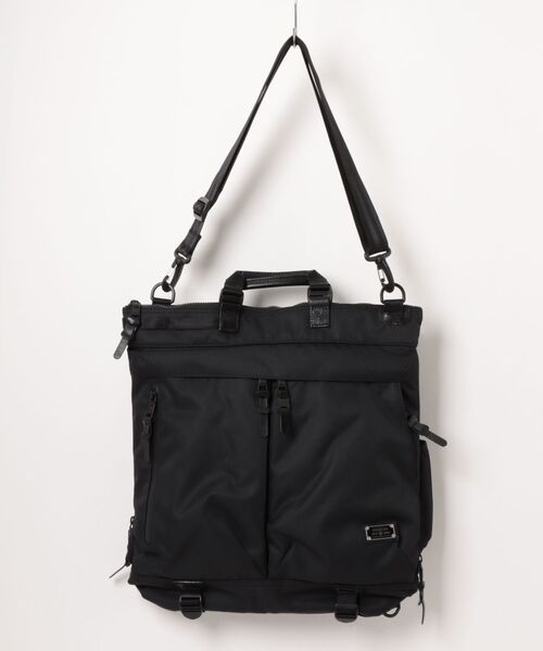 AS2OV（アッソブ）の「【AS2OV/アッソブ】 CORDURADOBBY 305D 3WAY HELMET BAG（ショルダーバッグ・メンズ・カーキ/ブラック・FREE）」の16枚目の写真